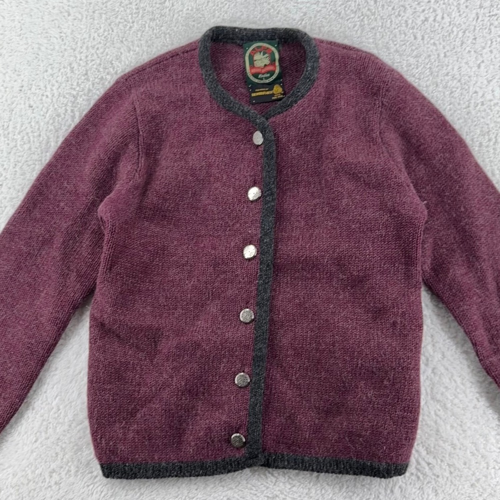 vintage ALPS RUGGED OUTDOORS WOMEN'S WOOL CARDIGAN SWEATER Fits Like XS